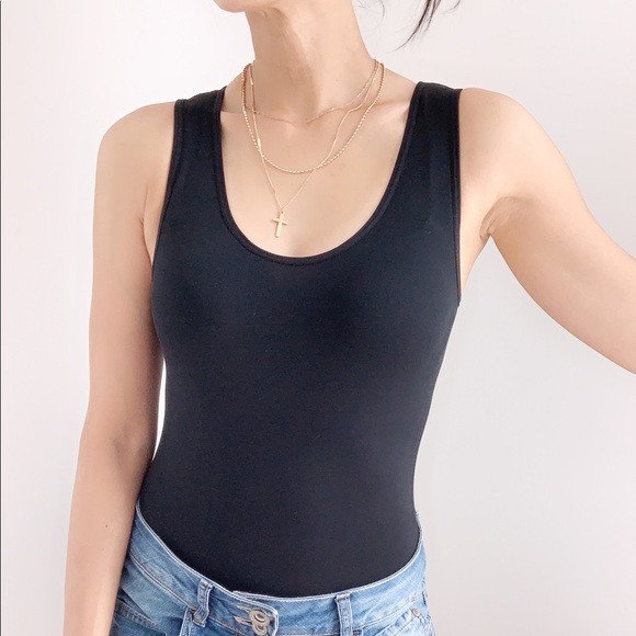 KAIA Seamless Bodysuit - BLACK - Picture 3 of 11